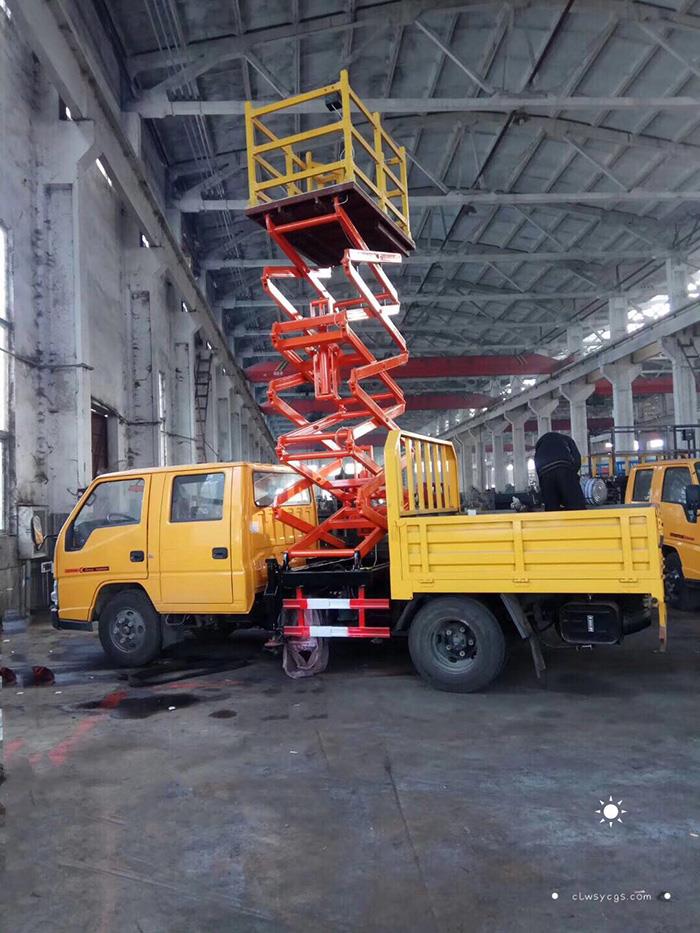 10m scissor lift truck