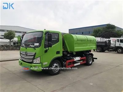 5t Foton Hook Arm Garbage Truck til salg