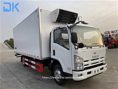 4x2 Isuzu kølet lastbil til salg